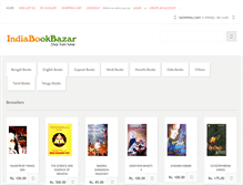 Tablet Screenshot of indiabookbazar.com